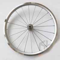 74mm front wheel 406 wheel set bearing hub 20 inch front wheels set for folding bike silver bicycl wheel