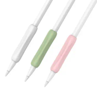 Soft Silicone Stylus Pen Cover Anti-Scratch Non-Slip Touch Pen Gripper Portable Easy to Hold for Apple Pencil 1/2