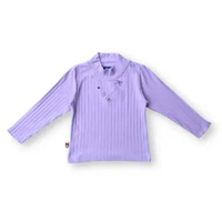 Kaos Crop Anak Perempuan Ungu/ Crop T-shirt Girl Purple/ Daisy Duck Positivity 4-5 tahun