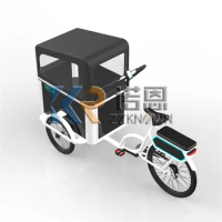 500w Dutch Cargo Bike China Family 3 Wheel Electric Tricycle Shopping Cargo Bike For Children