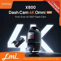 70mai Dash Cam X800 4K Omni Set FOV 360 Supercapacitor 512GB External Storage Sony Starvis2 HDR Dual