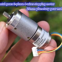 5V 2-phase 4-wire 20mm stepping motor PG22L metal gears precison 1:45.2 planetary DC gear motor~