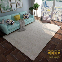 素色簡約地毯客廳臥室滿鋪房間床邊毯加厚長方形地墊