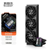 超頻三DS360 Display一體式水冷屏顯CPU散熱器IPS數顯屏ARGB冷頭