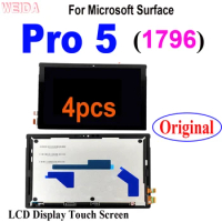 4pcs Original LCD For Microsoft Surface Pro 5 1796 LCD Display Touch Screen Digitizer Assembly LP123WQ1 For Surface Pro5 LCD