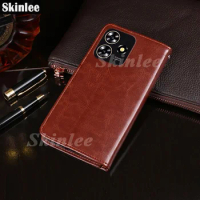 Skinlee For ZTE Blade A73 4G Flip Case With Card Slot Leather Wallet Card Pocket Shell For ZTE Blade A73 4G Back Coque