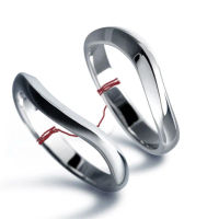 【彩糖鑽工坊】PT950 白金對戒 結婚對戒 情人對戒(思念Miss 系列)