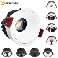 Anti-corrosion Dimmable LED Downlight Anti-Glare Led Ceiling Lamps 7W LED Spot Lighting Bedroom Kitchen led Recessed Downlight