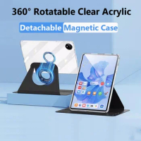Magnetic Separation Rotatable Case for HuaweiMatepad Pro 12.6 Anti-bending Acrylic for Huawei Matepad Pro 12.6inch 2021 Case
