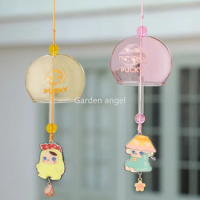 POP MART PUCKY Elf Home Time Series Blind Box Wind Chime Pendant Kawaii Doll Action Figure Toy Surprise Collectible Mystery Box
