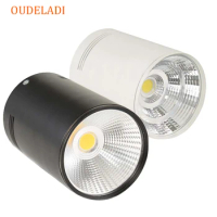 Surface mounted Round LED downlight COB 7W/9W12W15W20W spot light AC 85-265V LED ceiling light Indoor lighting
