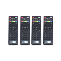 For MXQ MXQ-PRO T95 X96 MX9 M8 M9C H9 Infrared TV Replacement 4Pcs Portable Set-Top Box Remote Control