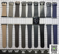 蘋果錶帶 適用蘋果手錶 Apple Watch 4 iwatch表帶 手工制作 牛皮 男女 薇薇 可開發票 交換禮物全館免運