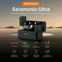 Saramonic Ultra 01 02 03 04 Wireless Microphone Mic Mikrofon Nirkabel Vlog Recording 03 Black + Lava