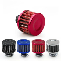 Universal 12mm Air Filter Motorcycle Intake High Flow For Street Triple 675 Sportster Xl 1200 Hyosung Gv300s