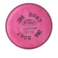 แผ่นกรองฝุ่นละออง ชมพู (แพ็ค2ชิ้น) 3M 2097 P100