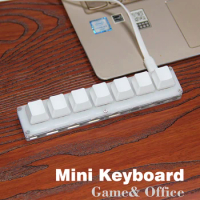 7 keys OSU Mini Keyboard Macro keypad RGB DIY Customize Shortcut Keyboard Gaming Keyboard Programmable Mechanical Keyboard
