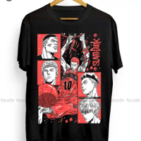 Slam Dunk T-Shirt Slam Dunk Team Basketball Anime Sport Manga All Size Custom Aldult Teen Unisex Digital Printing Tee Shirts