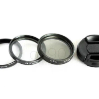 37mm Filter Lens Adapter Ring DMW-FA1 + UV Filter + CPL Filter+ lensCap for Panasonic lx-7 for Lumix LX7 digital camera