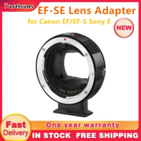 7artisans 7 artisans EF-SE Lens Adapter Auto-Focus Lens Converter Ring Compatible for Canon EF/EF-S Lens and Sony E mount Camera