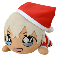 Cute Japan Anime Detective Conan Amuro Tooru Furuya Rei Zero Christmas Santa Dress Big Plush Stuffed Pillow Kids Doll Toy 40cm