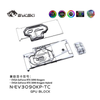 Bykski Water Block Use for EVGA GeForce RTX 3090 Kingpin Hybrid GPU Card / Active Backplate Cooling N-EV3090KP-TC