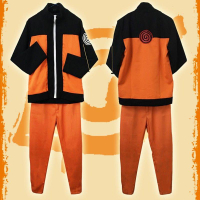 Hot  Naruto Vortex Naruto Cosplay Clothing Cloak Coat Clothes Wig Suit Peripheral Anime COS Clothing