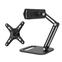 Kimdoole VESA Monitor Desk Mount Single Monitor Stands Freestanding fits 13'' to 18'' Computer Screen with Height Adjustable