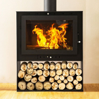 【最低價 公司貨】燃木真火壁爐家用客廳室內歐美式別墅民宿裝飾取暖熱風燒木柴壁爐