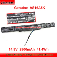 Genuine AS16A5K Battery AS16A6K for ACER Aspire E5-575 E5-774G-582T N16Q2 E5-575T-58WH E5-575-5476 f5-573-5830 14.8V 2800mAh