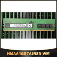 1PCS 32GB 32G 2R×8 DDR4 PC4-2933Y RE4 ECC REG RAM For SK Hynix Memory HMAA4GR7AJR8N-WM
