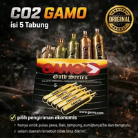 POMPA TABUNG GAS CO2 GAMO GOLD 12 GRAM ISI 5 TABUNG