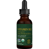 Global Healing Vitamin B12 Tri-Blend 5000 mcg Organic Sublingual 1oz Liquid Vitamin Drops Methylcoba