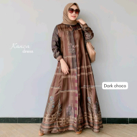 DYN Kanza Dress Gamis Wanita Simple Busui Friendly