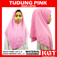 TUDUNG SEKOLAH PINK PPIM KOKURIKULUM PERSATUAN PUTERI ISLAM MALAYSIA KAIN LICIN KOSHIBO Jilbab Insta