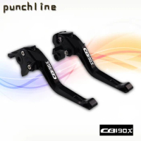Fit For CB190X 2017-2018 CB 190X CB 190 X CB190 X Motorcycle CNC Accessories Short Brake Clutch Levers Adjustable Handle Set