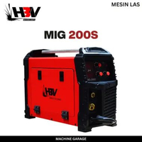 Mesin Las MIG 200 S HBV 3 in 1 tanpa co2 atau dengan gas Helm Las