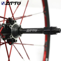 ZTTO MTB Road Bike Thru Axle Adapter 12 to 9mm 110 148mm 15 To 9 100mm 20 To 10 Bicycle Wheel Thru Axle To QR Conversion Shaft