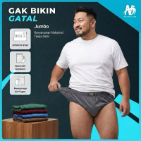 Sivatex CD Pria Jumbo Isi 12 Pcs Celana Dalam Dewasa Karet Pinggang Nyaman Lembut Pendek Katun Gak B