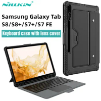 Nillkin For Samsung Galaxy Tab S8 Keyboard Case Tablet Bluetooth Keyboard TouchPad Smart Case For S8 Plus/Tab S7 Plus /Tab S7 FE