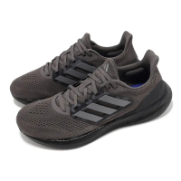 【adidas 愛迪達】慢跑鞋 Pureboost 23 男鞋 黑 灰 Boost 緩震 透氣 路跑 運動鞋 愛迪達(IF1556)