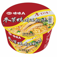 味丹 味味A冬菜鴨肉湯粉絲1入(紙碗)【小三美日】 DS016534