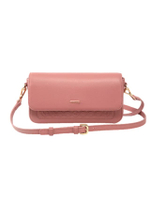 Louis Fontaine กระเป๋าสะพายข้าง รุ่น Carat - สีชมพู