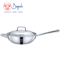 Buffalo 752428A PRIVILEGE 316不銹鋼五層單柄炒鍋 28cm 香港行貨