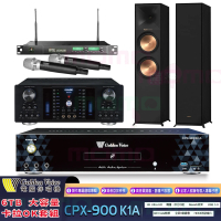 【金嗓】CPX-900 K1A+OKAUDIO DB-8AN+ACT-869+R-800F(6TB點歌機+綜合擴大機+無線麥克風+落地式喇叭)