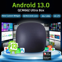 CarPlay Ai Box 8-Core QCM6125 Android 13 Wireless CarPlay Android Auto Car Play Streaming Box for IPTV Netflix 64G 128G