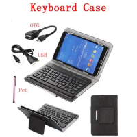 Smart Cover for Samsung Galaxy Tab A 2019 with S Pen P205 P200 T290 T295 8 Inch Tablet Wireless Bluetooth Keyboard Case + Pen