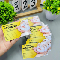 In Card visit cho ngành spa, ngành làm đẹp, tiệm nail, thẩm mỹ viện, Name card , thẻ tích điểm in th