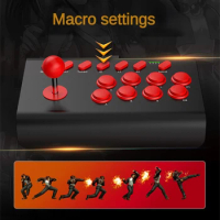 Gamepad Arcade Style Game Experience Precise Control Multiplayer Game Seamless Connection Pc Game Joystick Arcade Stick Joystick