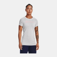UNDER ARMOUR UA Tech 短T-Shirt 女 短袖上衣 光暈灰(1373047-014)